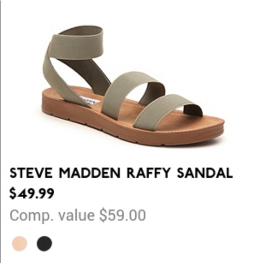 Size 7 Steve Madden sandals.